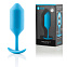 Профессиональная анальная втулка B-vibe Snug Plug 3, голубая