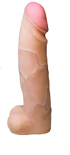 Насадка REAL Standard для страпона бархатистая 14,5 см
