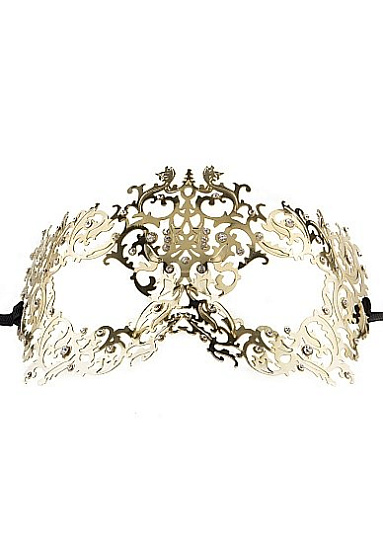 Маска Forrest Queen Masquerade, золотистая
