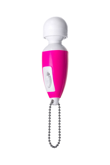 Мини-вибратор брелок Adult Toys, цвет розовый, Erotist