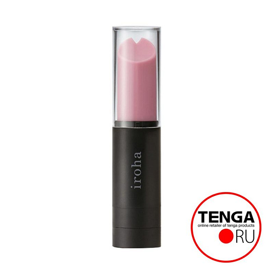 Водонепроницаемый мини-вибратор IROHA Stick, розовый