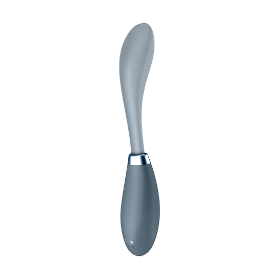 Гибкий вибратор для точки G Satisfyer G-Spot Flex 3, серо-голубой