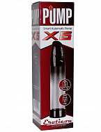 Мужская помпа Eroticon PUMP X6 с памятью последнего использования, 20 см