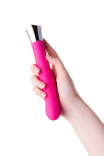 Женский вагинальный вибратор для точки G - Kiki с рельефом, розовый