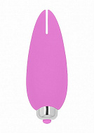 Насадка-вибратор на палец PIERS, силикон, 10 см, розовая