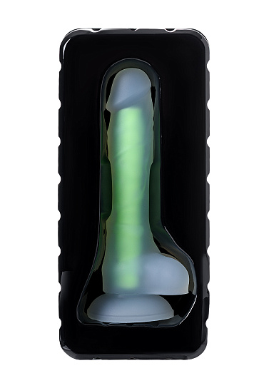 Светящийся в темноте фаллоимитатор Dick Glow, 13 см