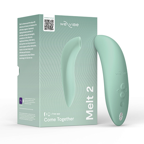 Вакуумный вибратор We-Vibe Melt 2, шалфей, арт. SNEL2SGZ