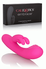 Перезаряжаемый вибромассажер Embrace Massaging G-Rabbit, розовый
