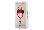 Эрекционное виброкольцо Devol Cockring, красное Adrien Lastic