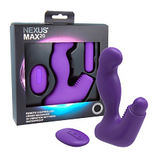 NEXUS MAX 20 Вибро-массажер простаты с пультом ДУ, фиолетовый