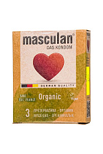Презервативы Masculan Organic утонченные веганские, 3 шт, прозрачные
