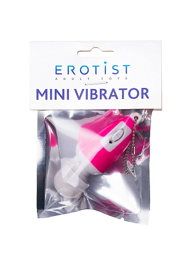 Мини-вибратор брелок Adult Toys, цвет розовый, Erotist