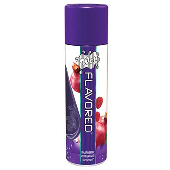 Оральный лубрикант Wet Flavored Raspberry Pomegranate, 102 мл