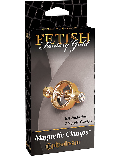 Magnetic Clamps золотистые зажимы на магните со стразами