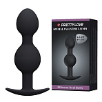 Анальная двухступенчатая втулка, цвет черный