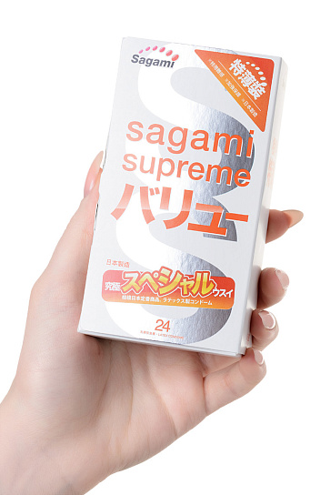 Ультратонкие латексные презервативы Sagami Xtreme 0.04, 24 шт
