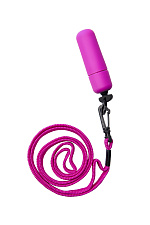 Вибропуля для путешествий на ремешке SEXUS BULLET 6.3 см, фиолетовая
