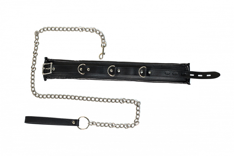 Ошейник регулируемый и с поводком PARTY HARD FETISH