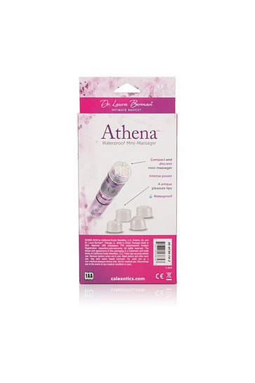 Мини-массажер с четырьмя насадками Athena