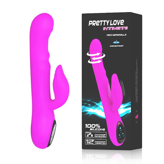 Водонепроницаемый женский вибратор-ротатор Intimate, 26 см