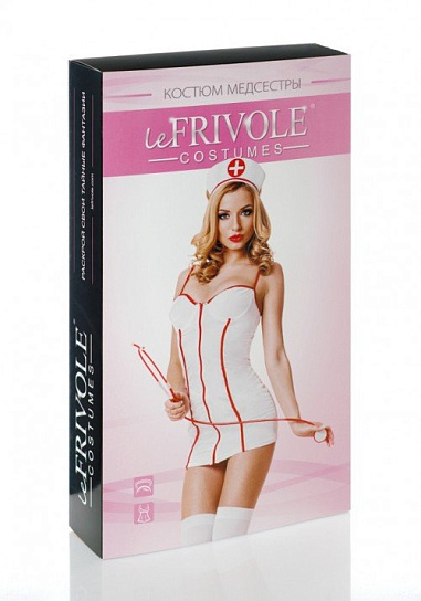 Облегающий костюм Le Frivole МЕДСЕСТРИЧКА, S/M