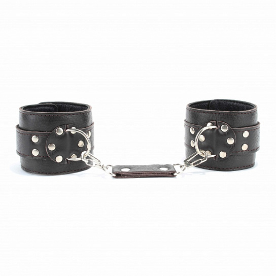 Оковы из мягкой кожи с карабинами