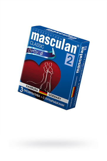 Презервативы Masculan с пупырышками, 3 шт
