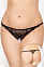 Женские G-стринги SoftLine черные, XL/XXXL