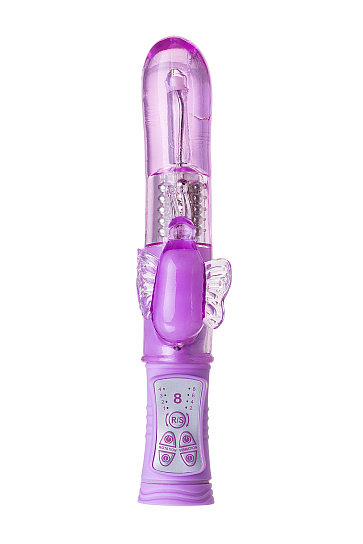 Вибратор A-Toys с функцией вращения, 22 см