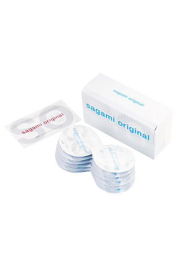 Полиуретановые презервативы Sagami Original 0,02 мм, 12 шт