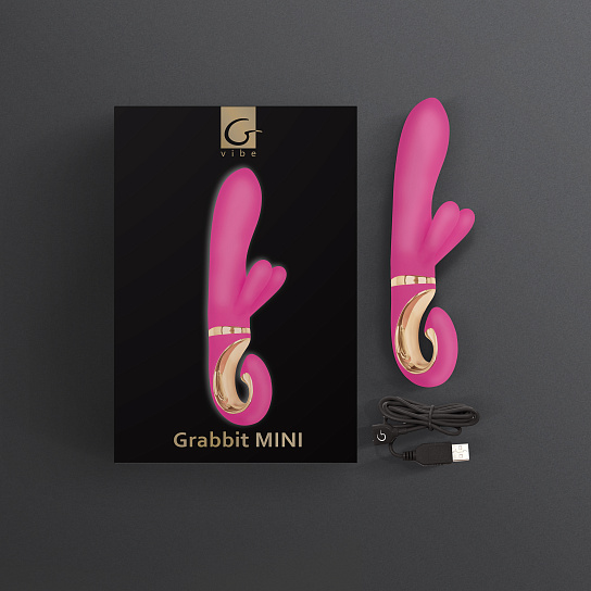 Уменьшенный вибратор-кролик Gvibe Grabbit Mini, 19 см