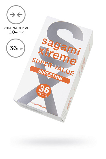 Презервативы из латекса Sagami Xtreme, 36 шт