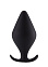 Классическая анальная пробка, черная