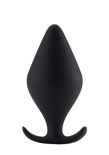 Классическая анальная пробка, черная