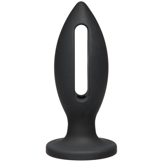 Анальная силиконовая втулка Wet Works черного цвета