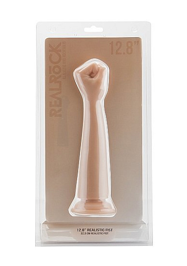 Кулак для фистинга с присоской RealRock Fisting Dildo, 30 см, телесный