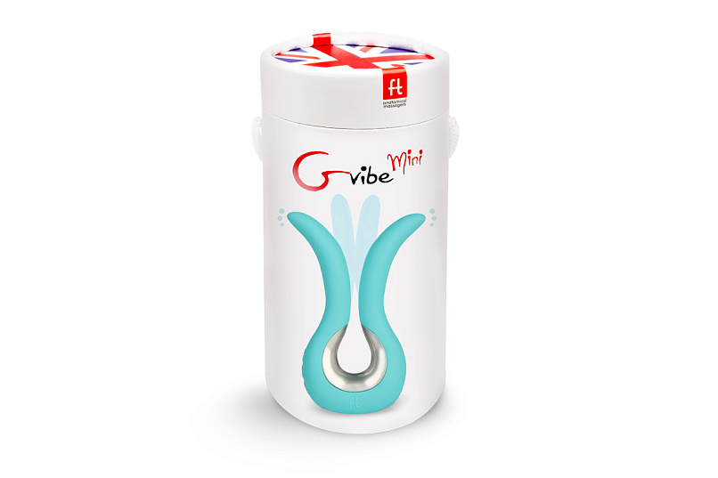 Многофункциональный мини-вибратор Gvibe Mini, бирюзовый