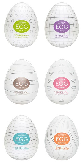 Набор яиц Tenga Egg с шестью инновационными текстурами