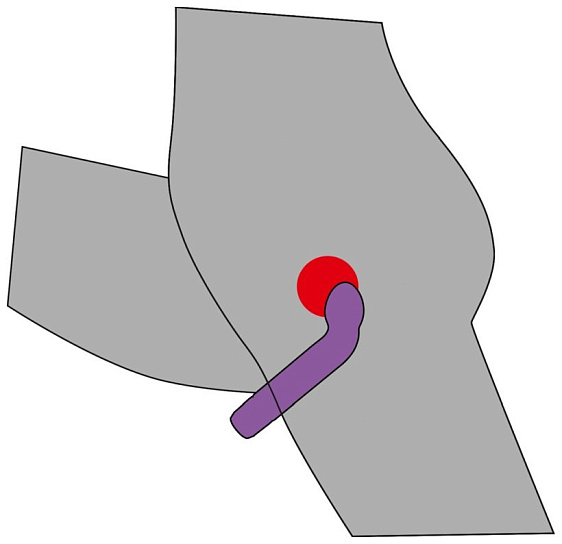 Женский классический вибратор G + P-Spot Lover