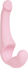Безремневой страпон с анатомически созданной формой, 10 см, розовый