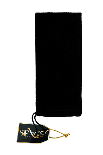 Стеклянная анальная пробка Sexus Glass, светится в темноте, 6.5 см, прозрачная