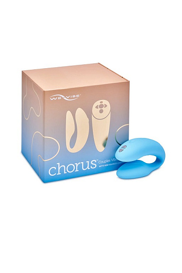 Вибратор для пар We-Vibe Chorus Aqua, голубой