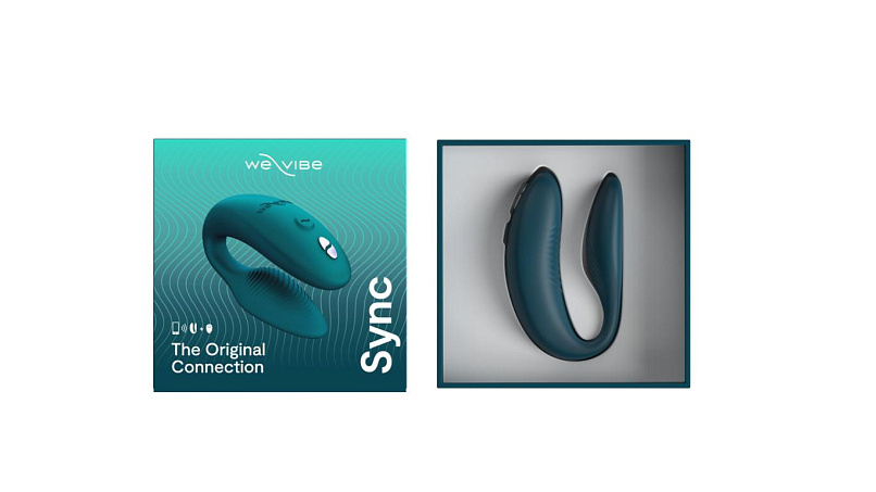 Вибратор для двоих We-Vibe Sync 2, зеленый