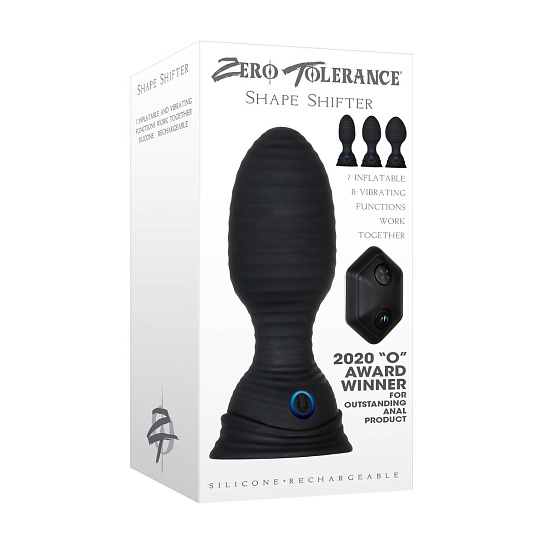 Вибропробка с функцией увеличения и пультом ДУ Zero Tolerance SHAPE SHIFTER