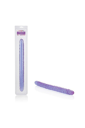Дилдо Reflective Gel Veined Super Slim Dong Purple, фиолетовый