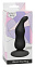 Силиконовая анальная пробка Waved Anal Plug, черная