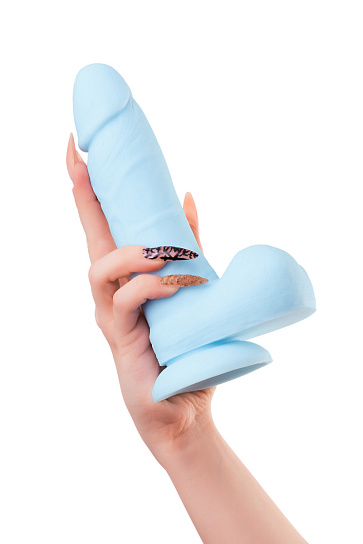 Фаллоимитатор голубого цвета Beyond by Toyfa Arthur, 20 см