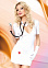 Платье с кружевом SoftLine DOCTOR, M/L