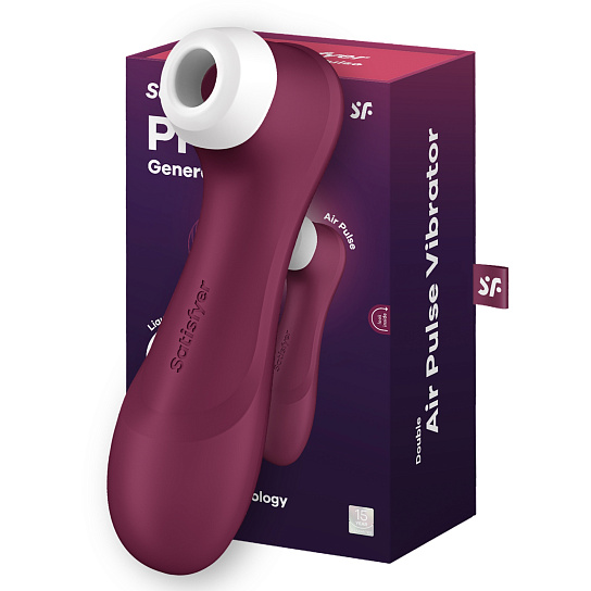 Бесконтактный стимулятор клитора Satisfyer Pro 2 Generation 3, винный