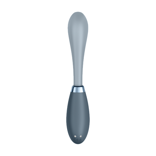 Гибкий вибратор для точки G Satisfyer G-Spot Flex 3, серо-голубой